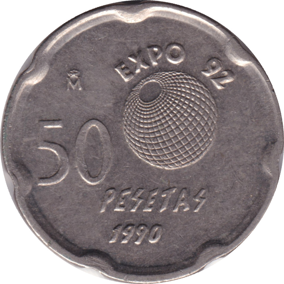 50 pesetas - Séville - Juan Carlos I