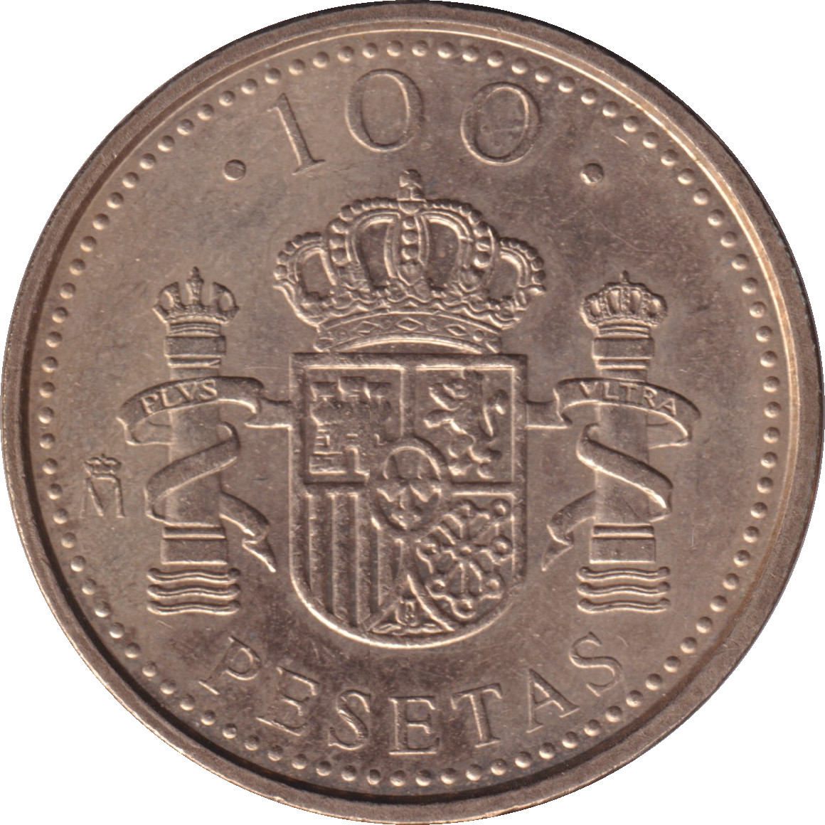 100 pesetas - Juan Carlos I - Tête agée