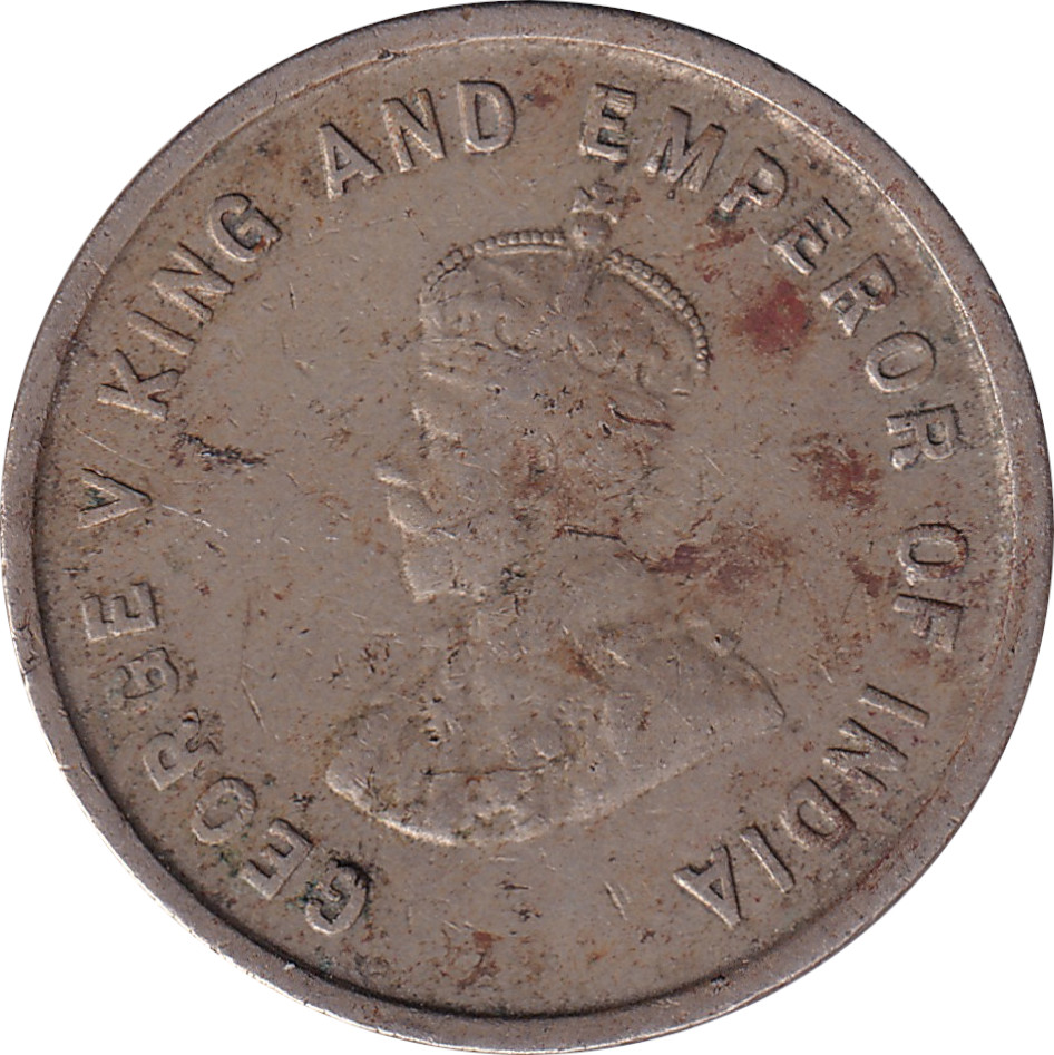 5 cents - George V - Lourde