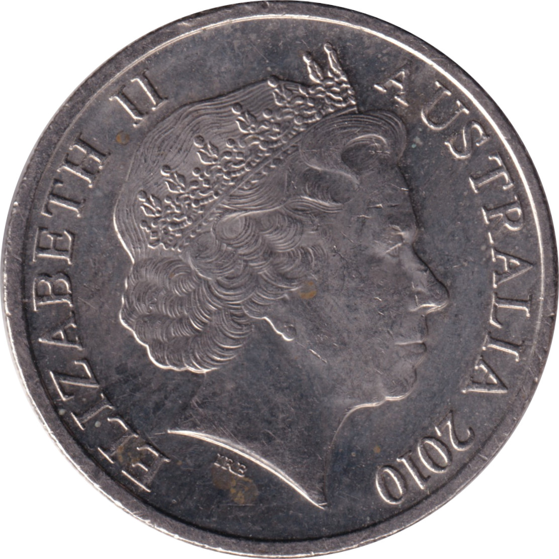 10 cents - Elizabeth II - Old head