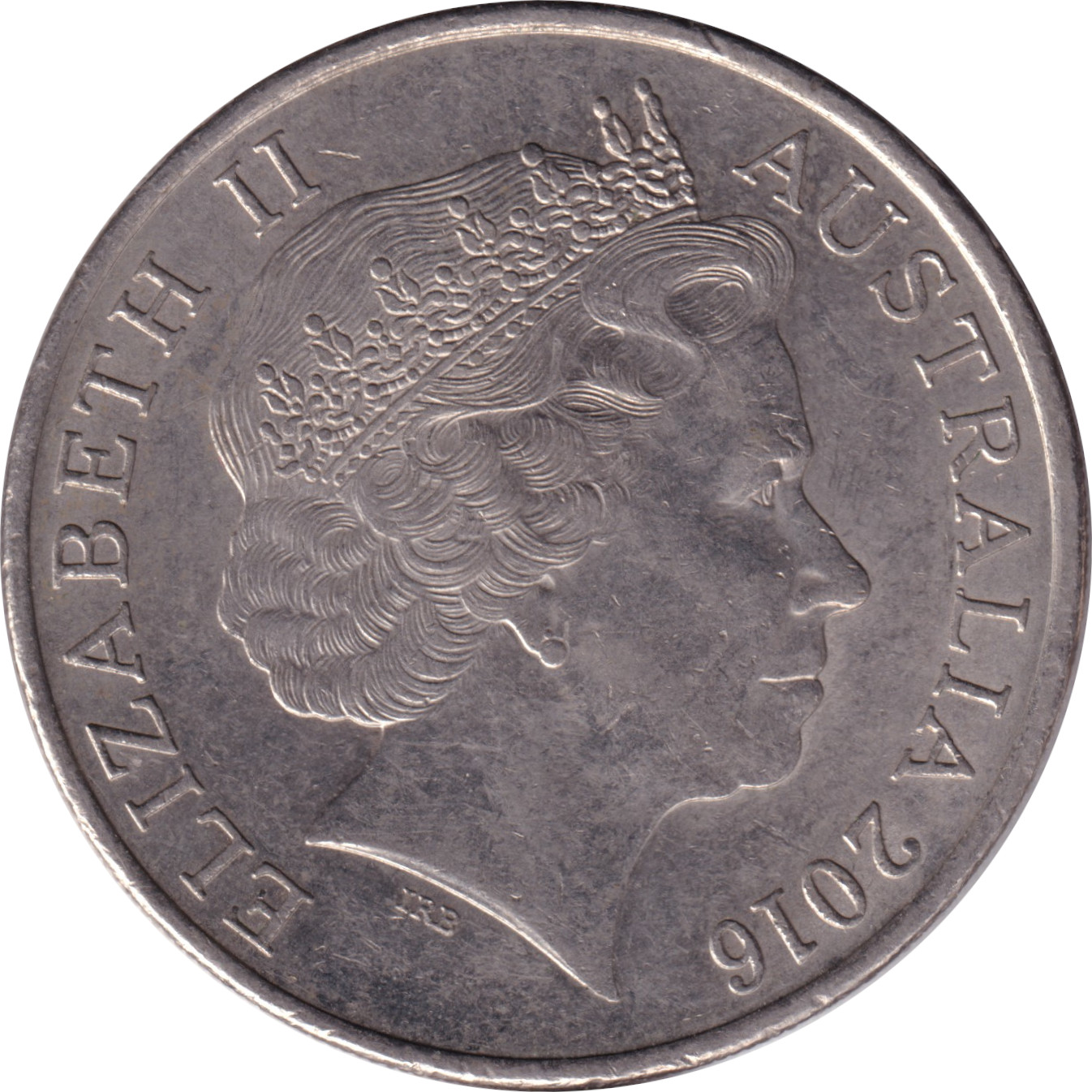 20 cents - Elizabeth II - Old head