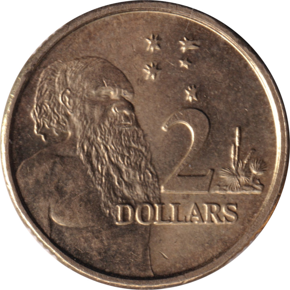 2 dollars - Elizabeth II - Old head