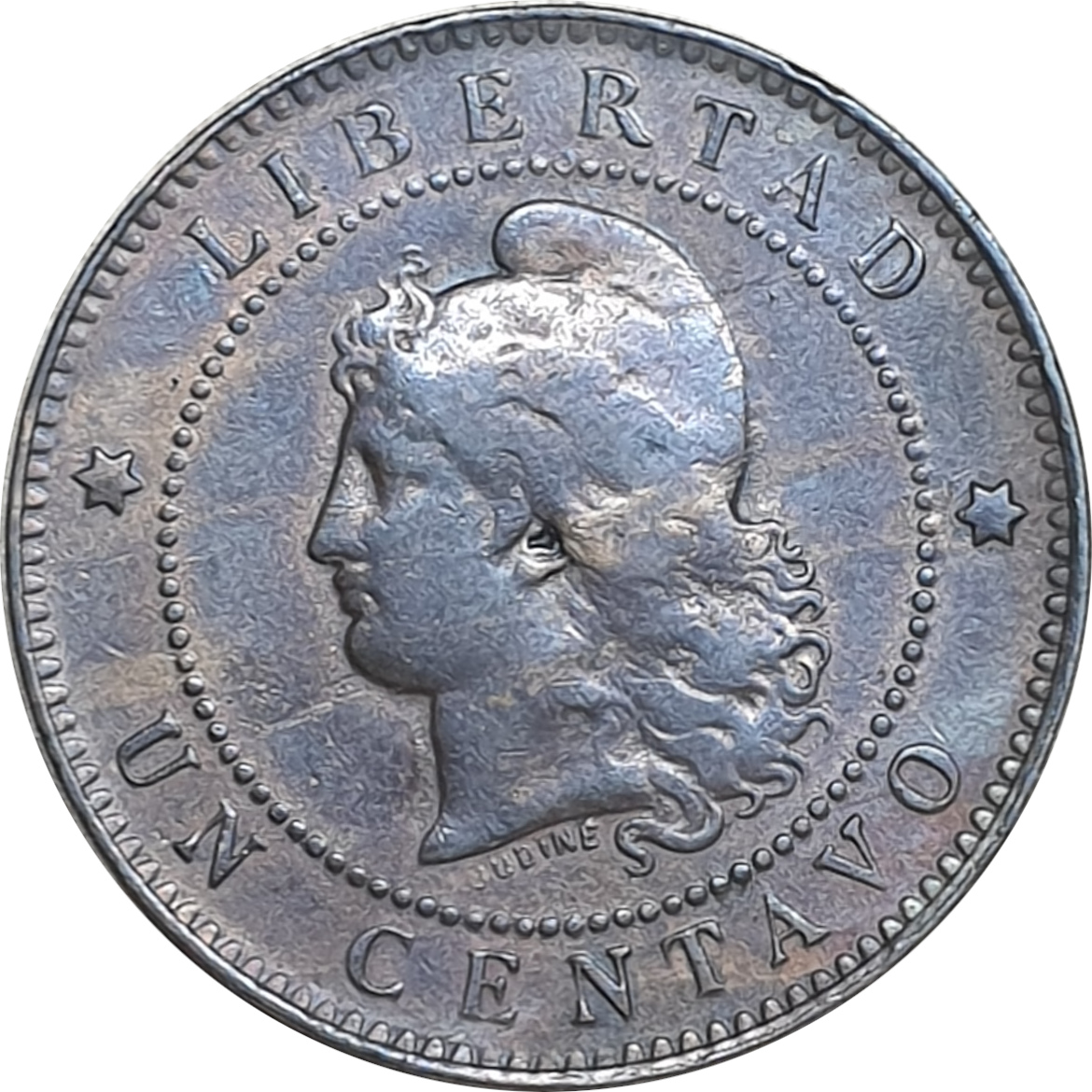 1 centavo - Liberty head
