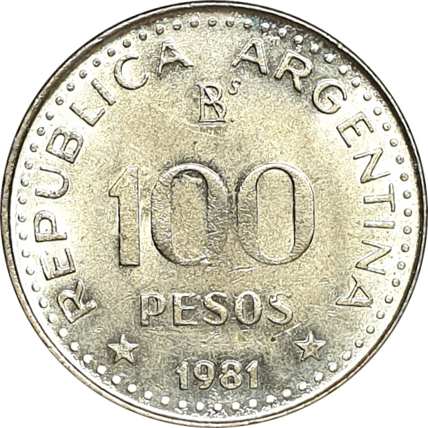 100 pesos - Jose de San Martin