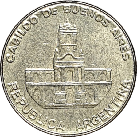 5 pesos - Buenos Aires Cabildo