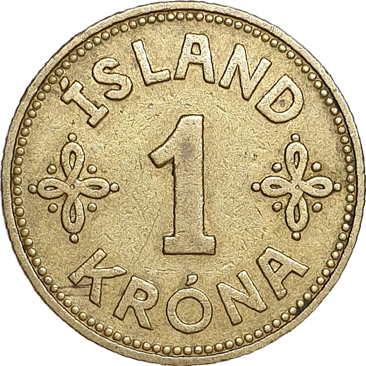 1 krona - Christian X