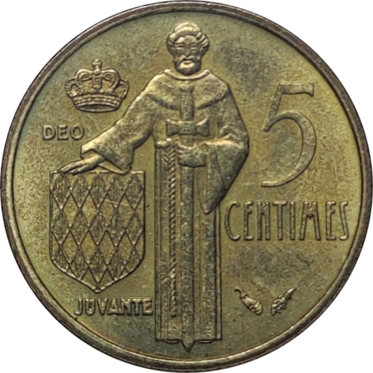 5 centimes - Rainier III