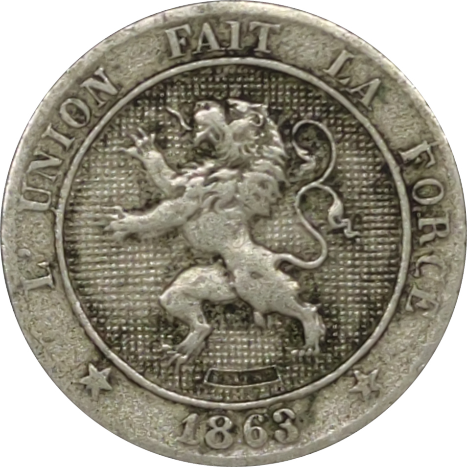 5 centimes - Léopold I - Petit module