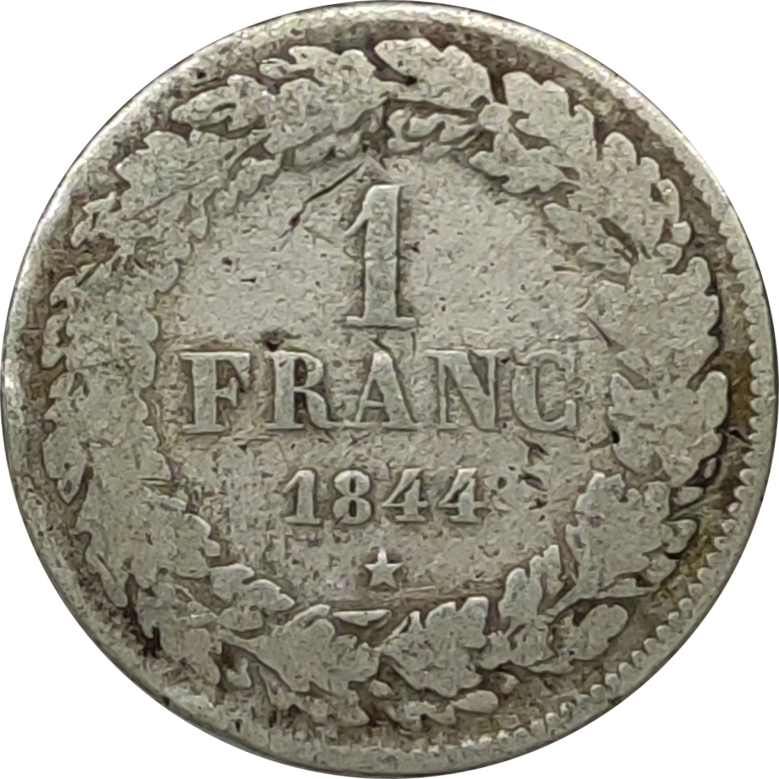 1 franc - Léopold I - Tête laurée