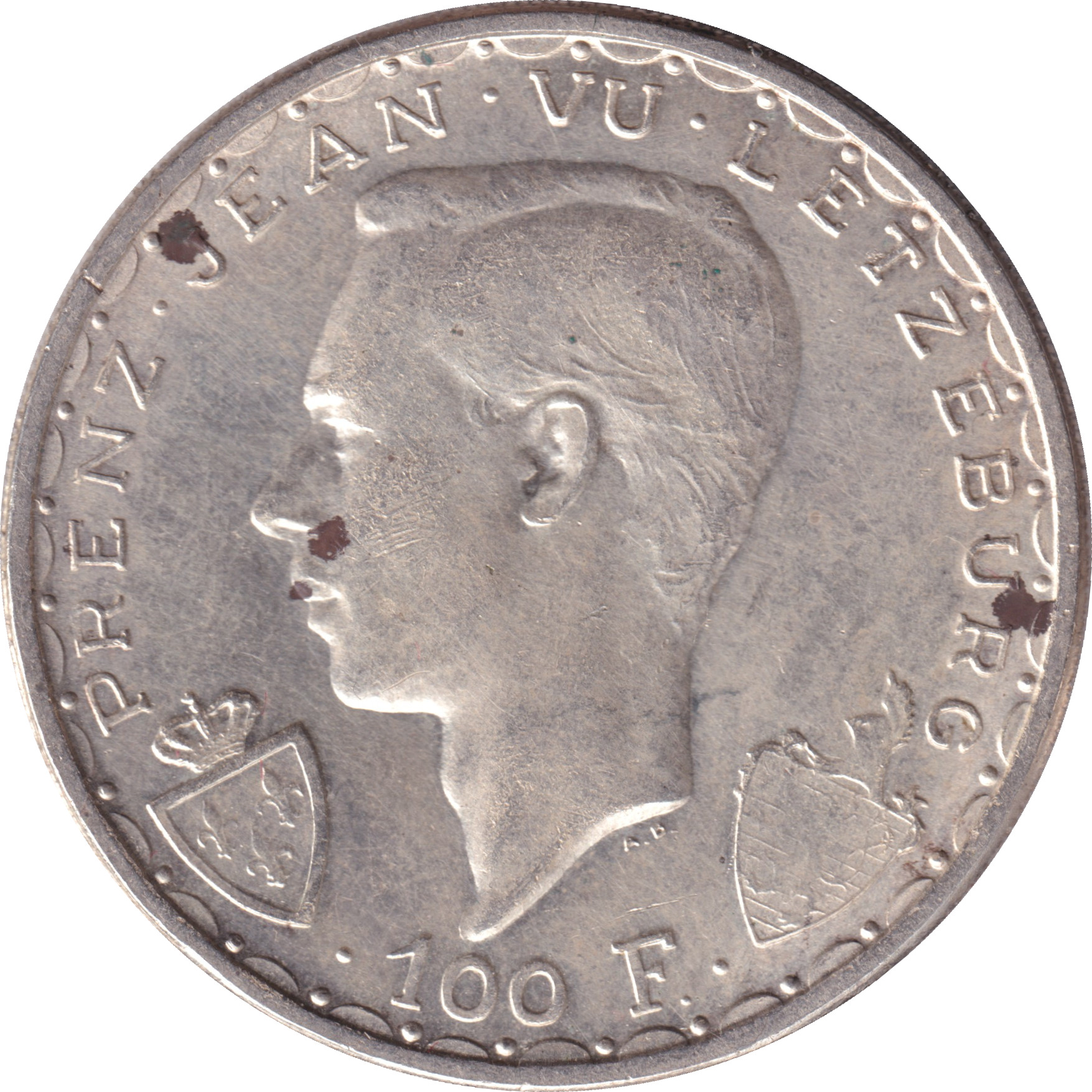 100 francs - Jean l'aveugle - 600 years