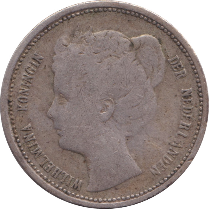 10 cents - Wilhelmina I - Petite tête enfantine