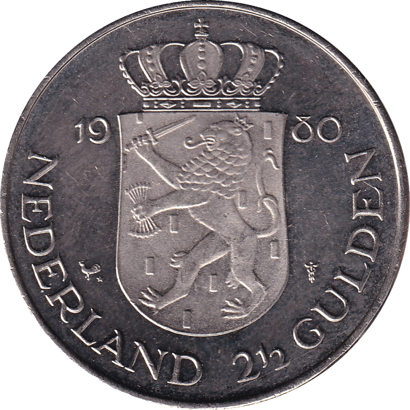 2 1/2 gulden - Investiture de la Reine