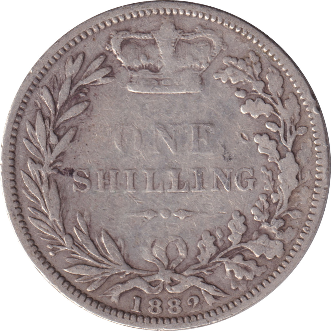 1 shilling - Victoria - Young head
