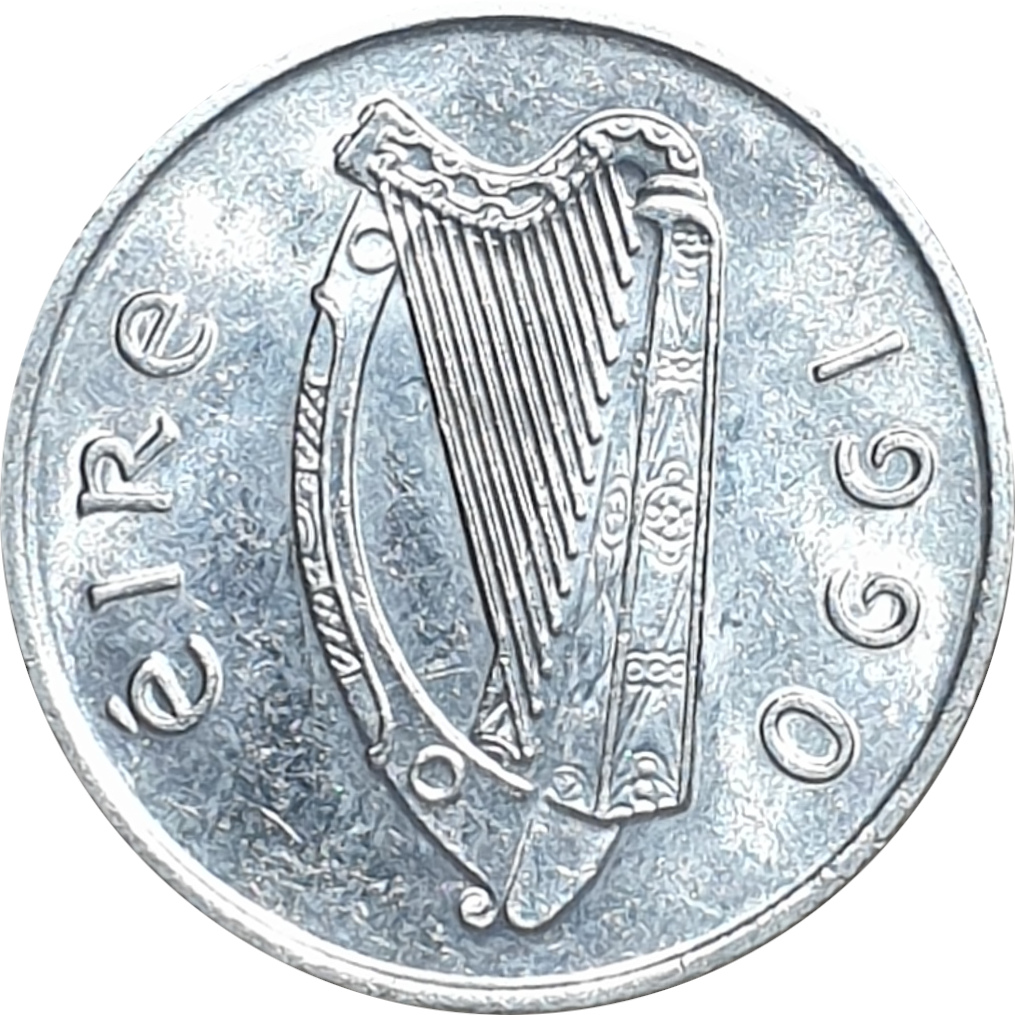 5 pence - EIRE - Type lourd