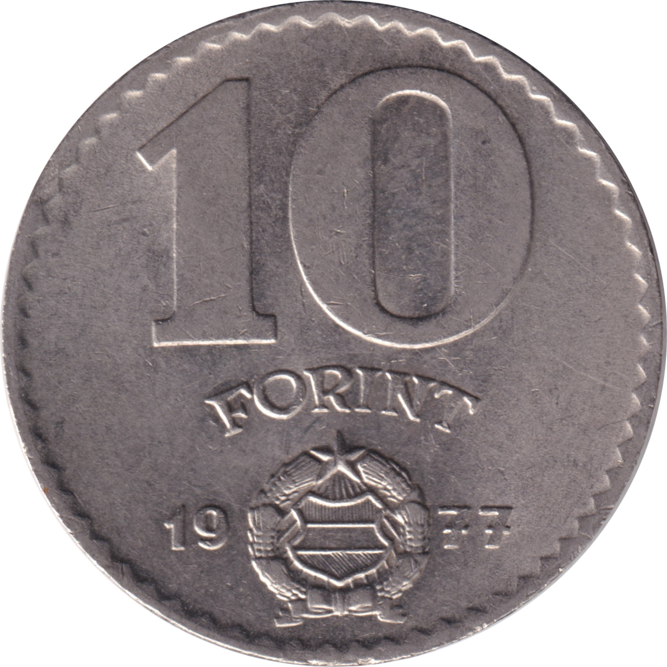 10 forint - Femme debout - Type 1