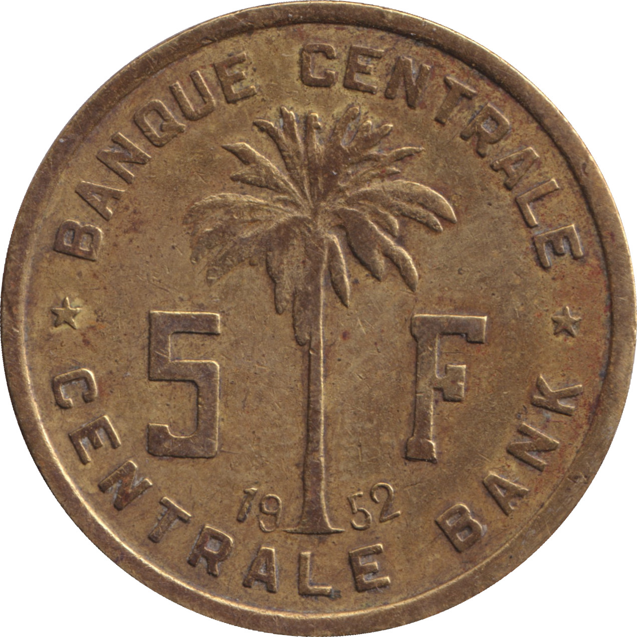 5 francs - Baudouin - Etoile
