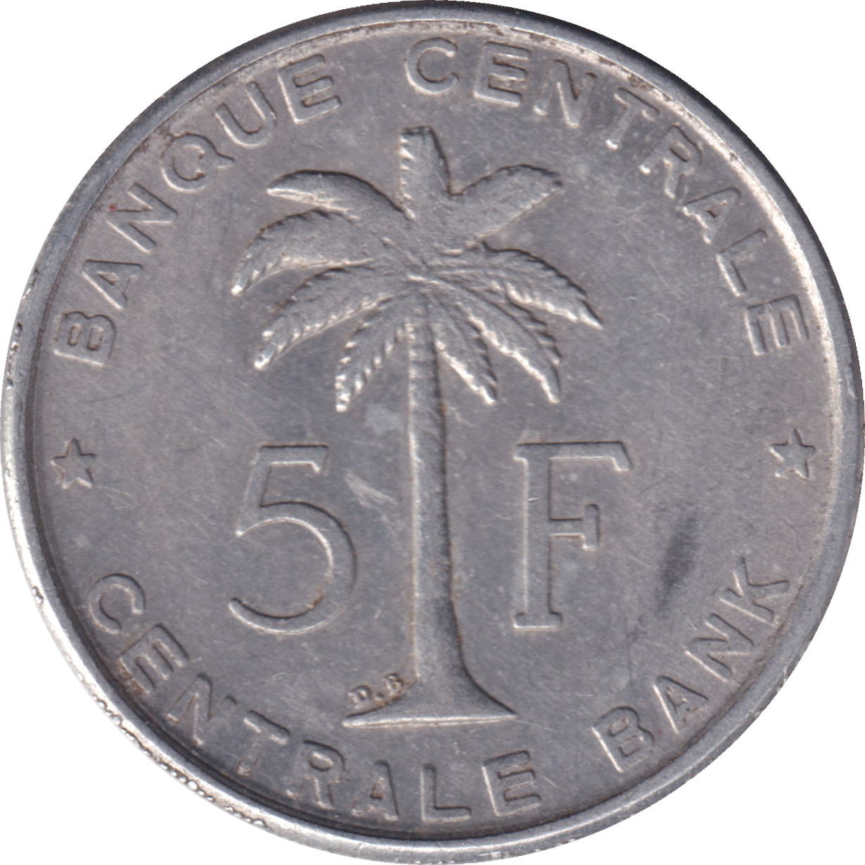5 francs - Baudouin - Blason