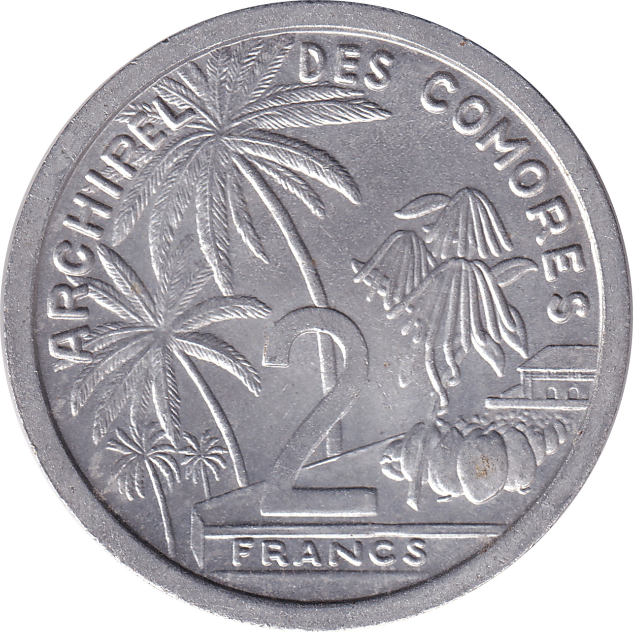 2 francs - Archipel des Comores