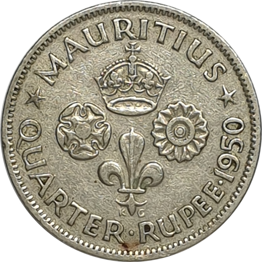 1/4 rupee - Georges VI