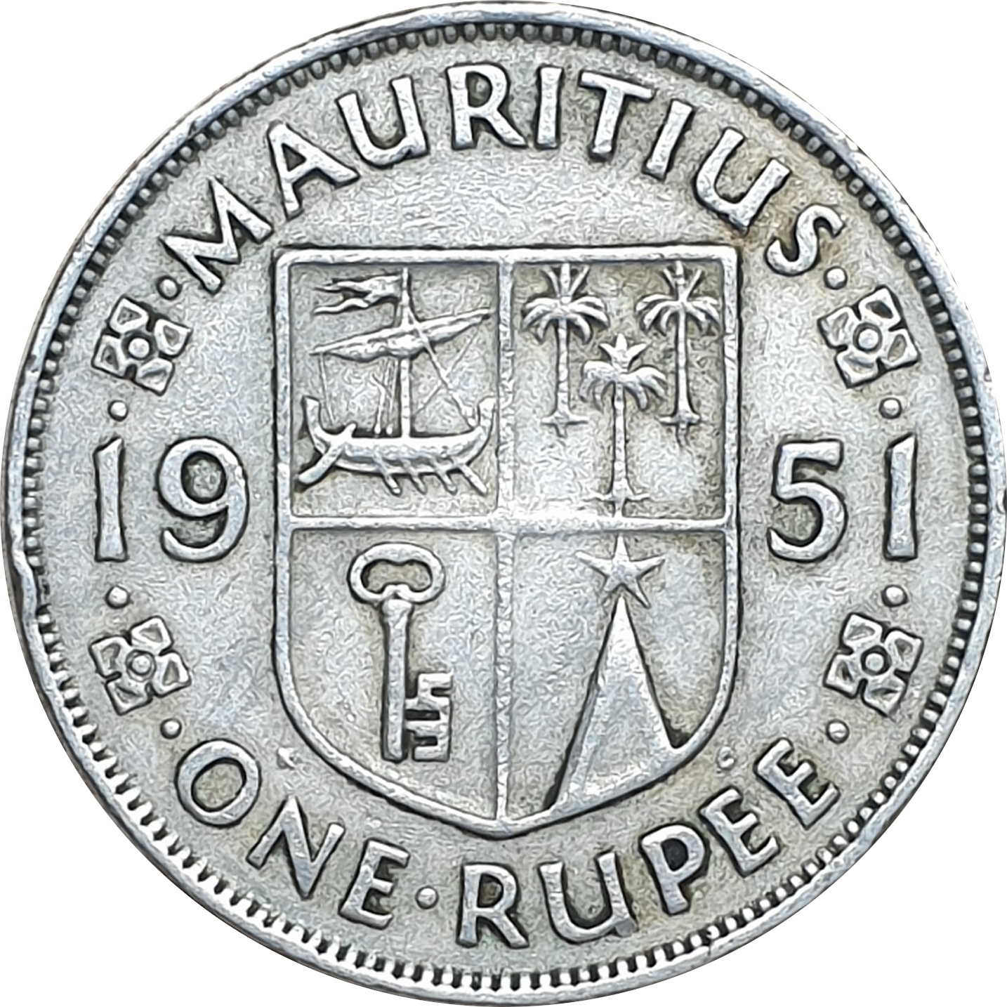 1 rupee - Georges VI