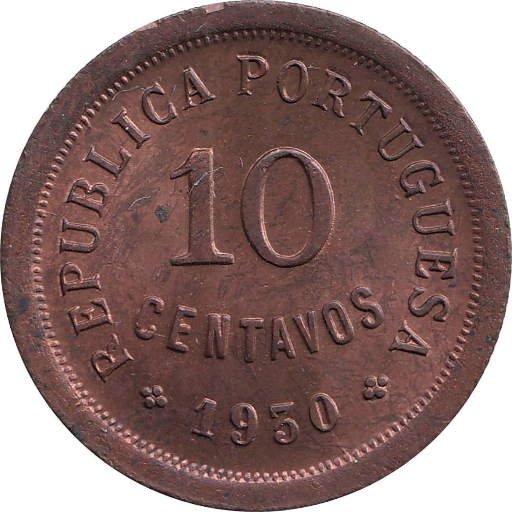 10 centavos - Buste de la Liberté