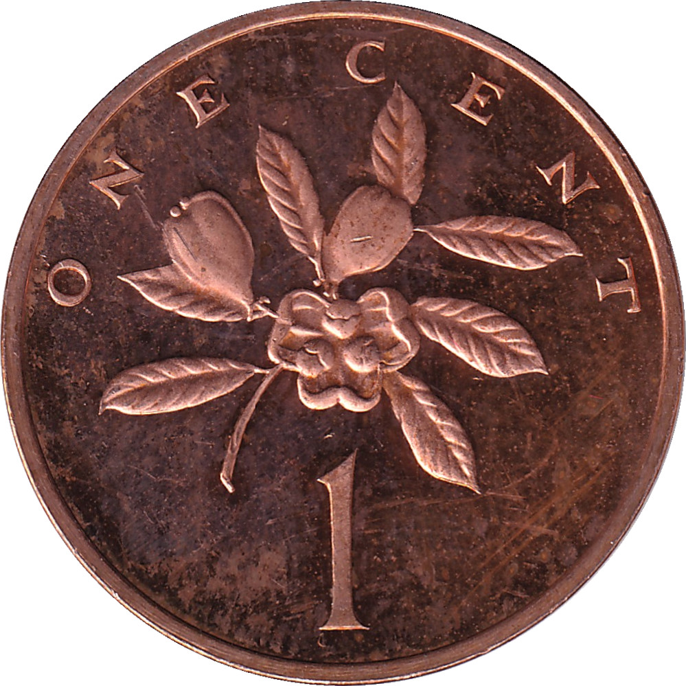 1 cent - Branch - Small legend - Bronze