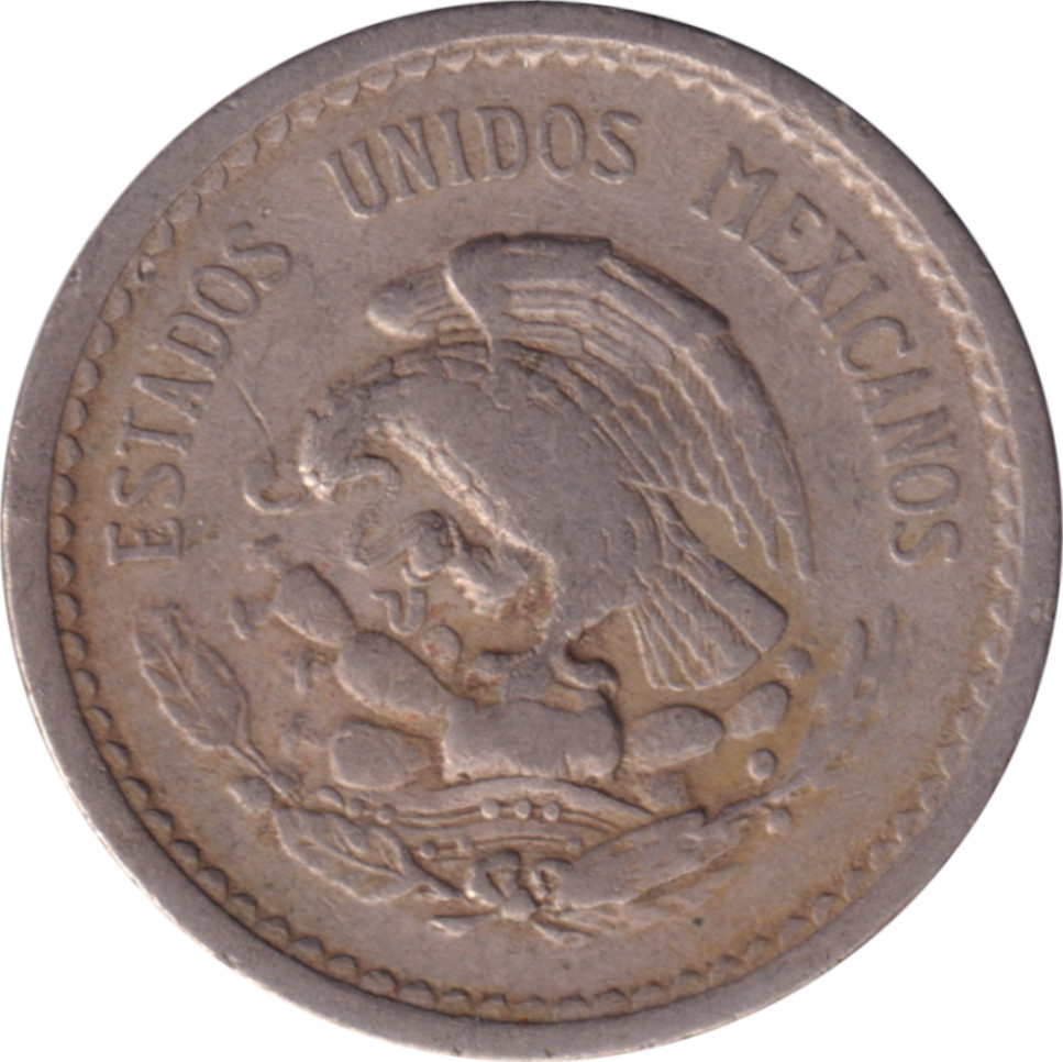 5 centavos - Aigle de profil - Cupronickel