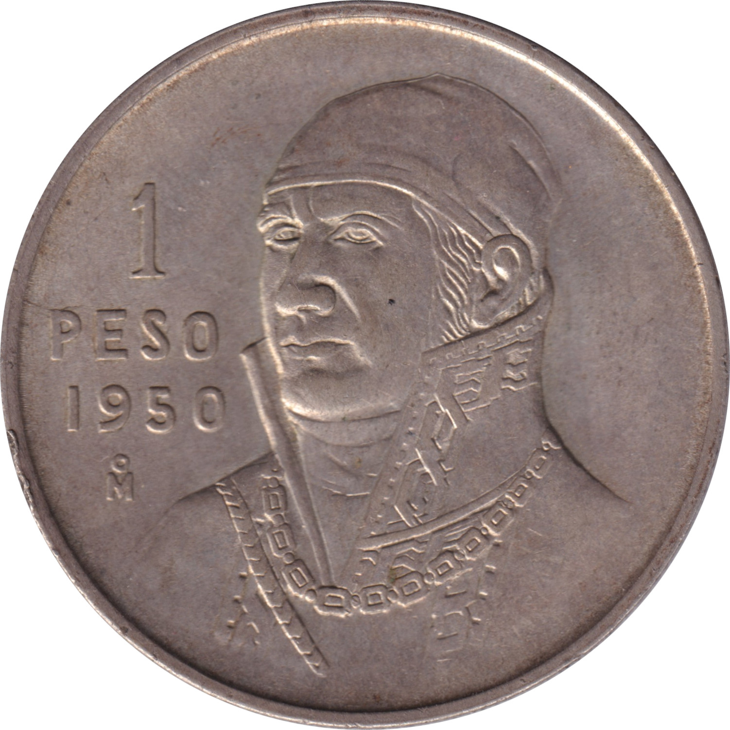 1 peso - Hidalgo - Buste de trois quart