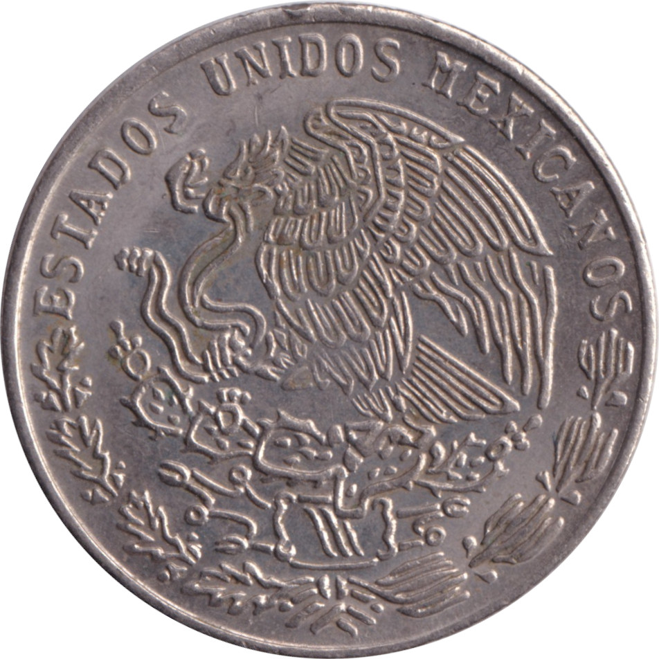 20 centavos - Aigle de profil - Buste de trois quart