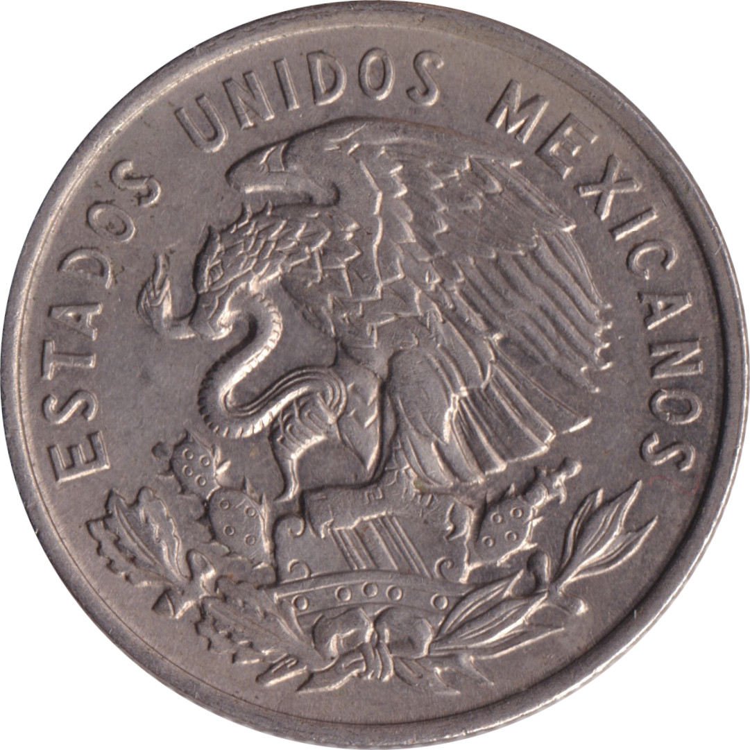 25 centavos - Aigle de profil - Buste de trois quart