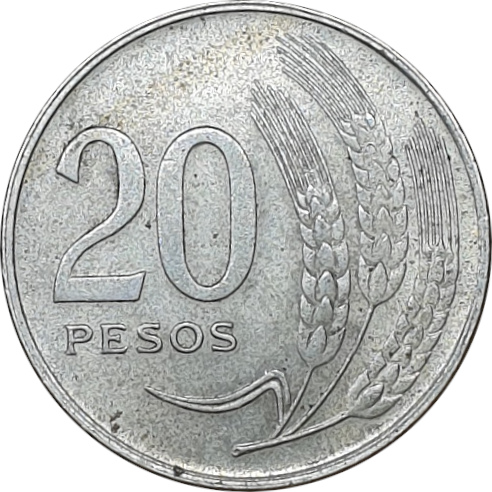 20 pesos - Arms