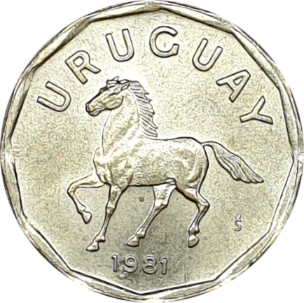 10 centésimos - Horse