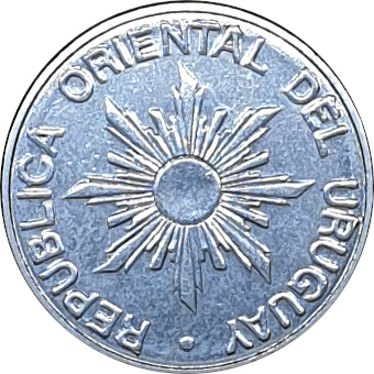5 pesos - Radiant sun