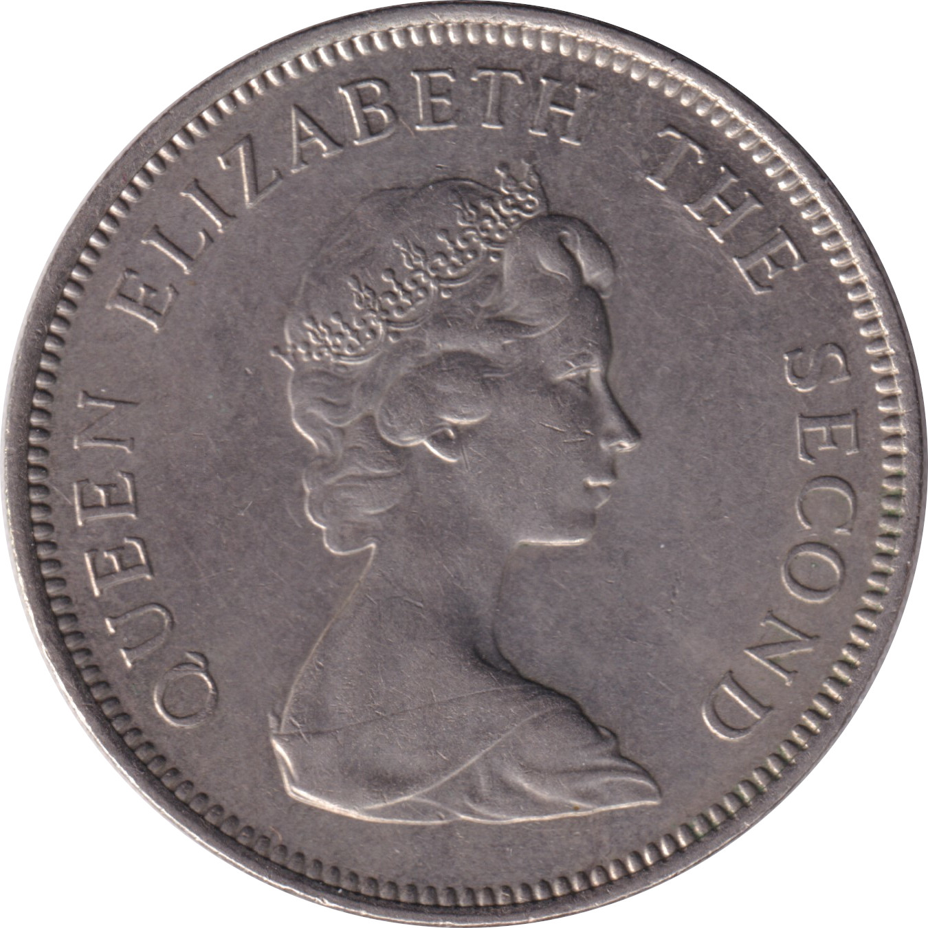10 pence - Elizabeth II - Buste jeune - Lourde