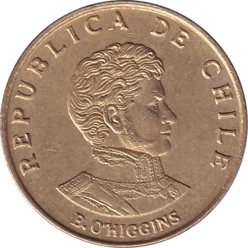 10 centesimos - Bernado O Higgins