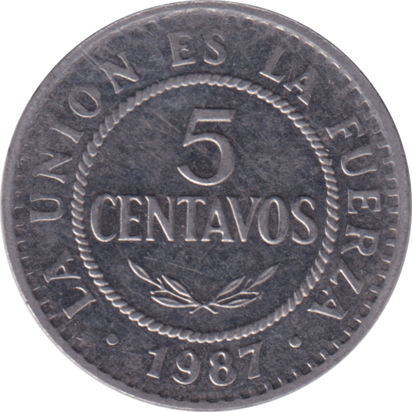 5 centavos - Arms