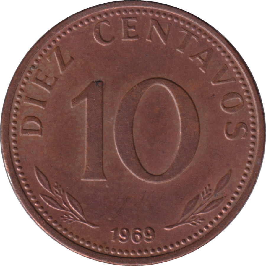 10 centavos - Arms
