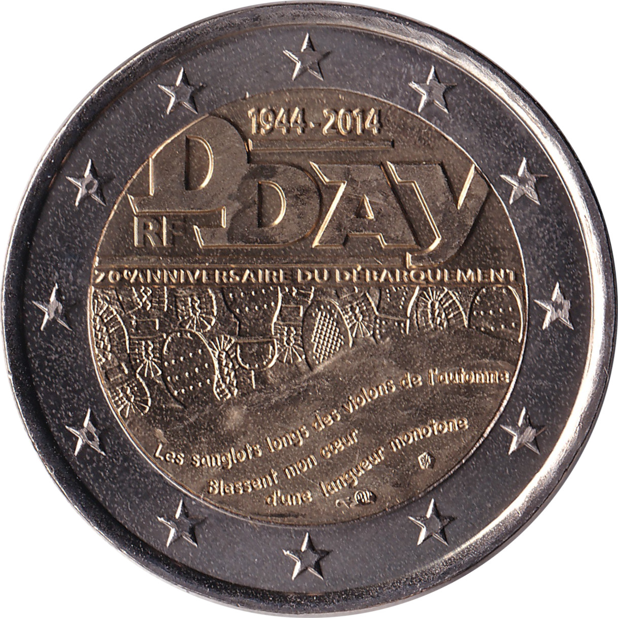2 euro - D-Day - 70 years