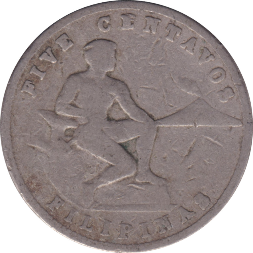 5 centavos - Emblème du Commonwealth - Type 2