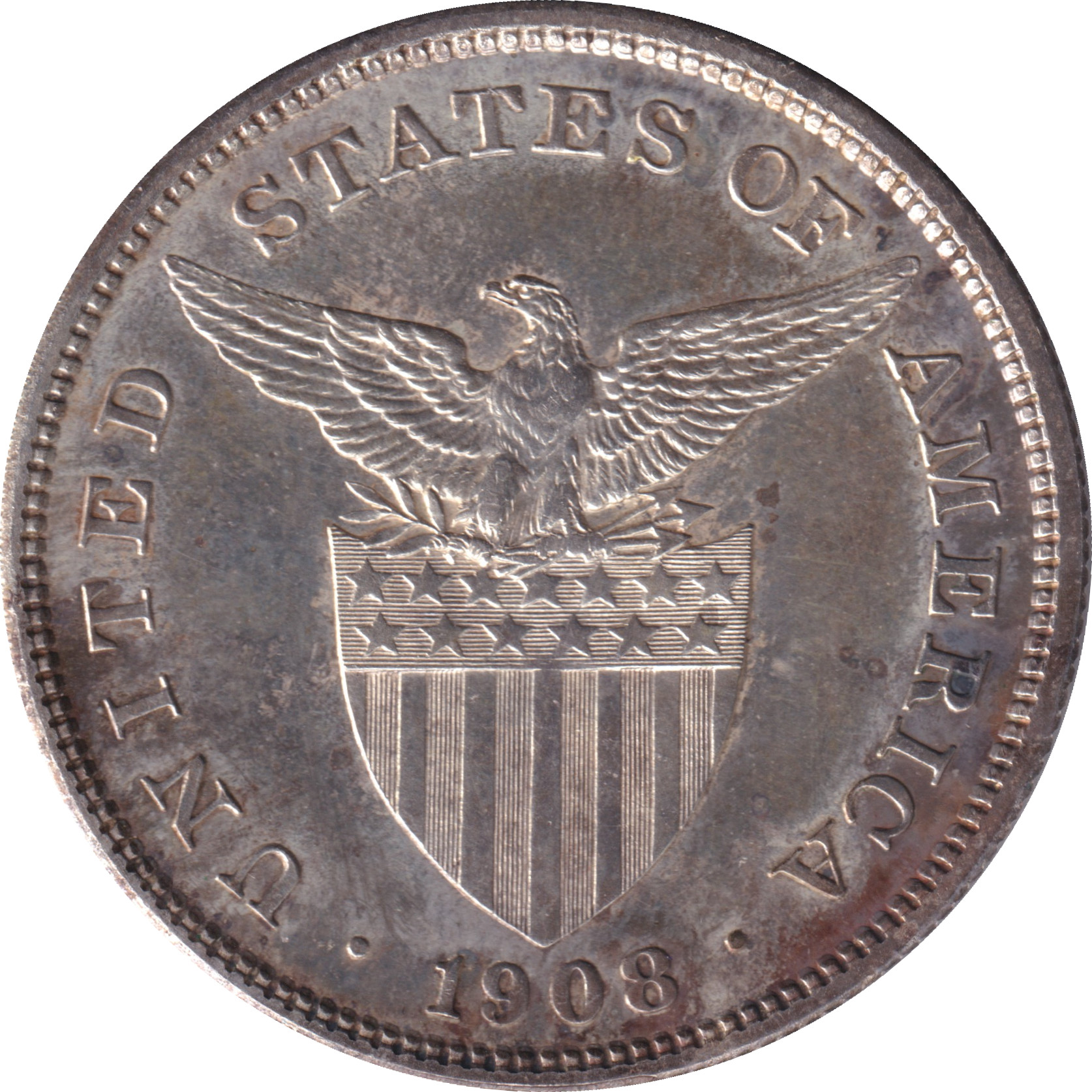 1 peso - Emblème américain - Type léger