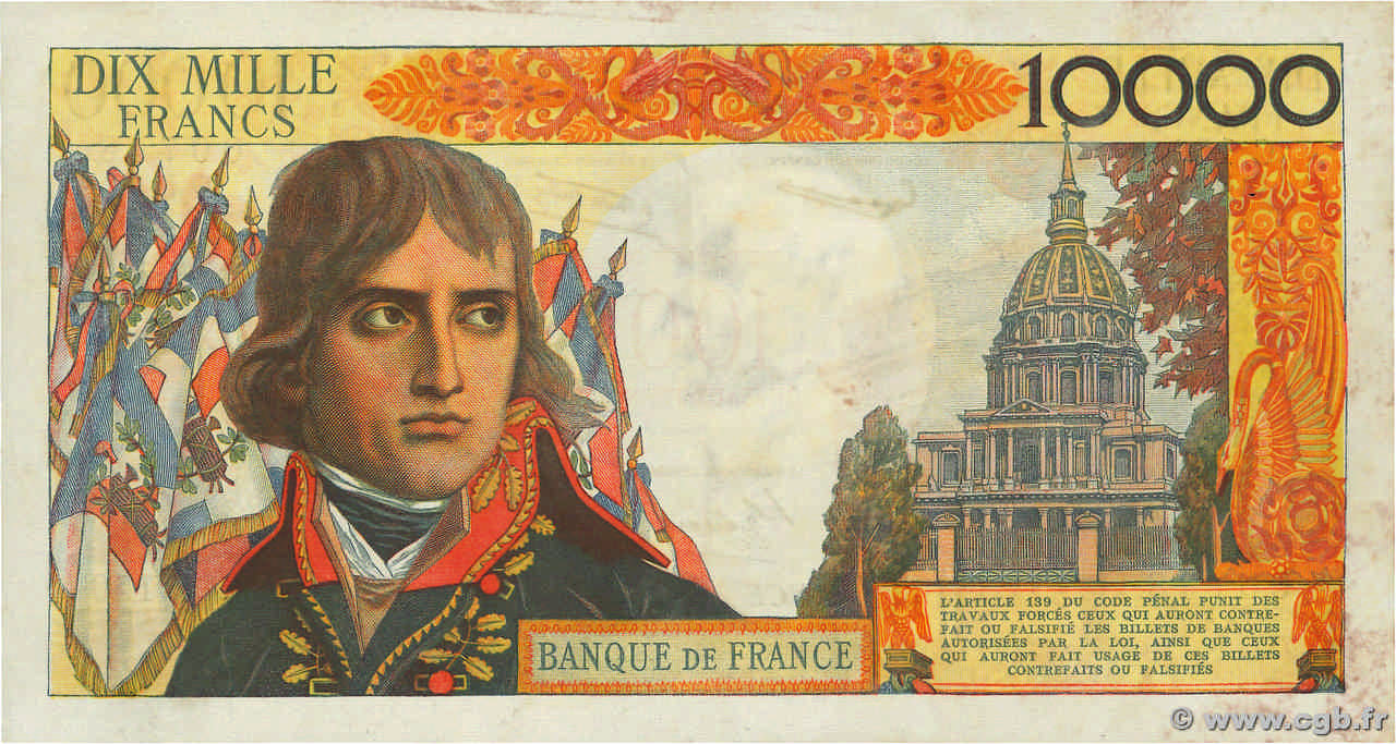 10000 francs - Bonaparte