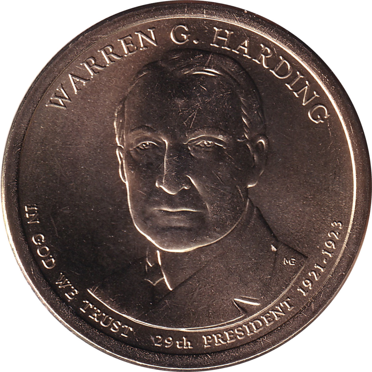 1 dollar - Warren G. Harding