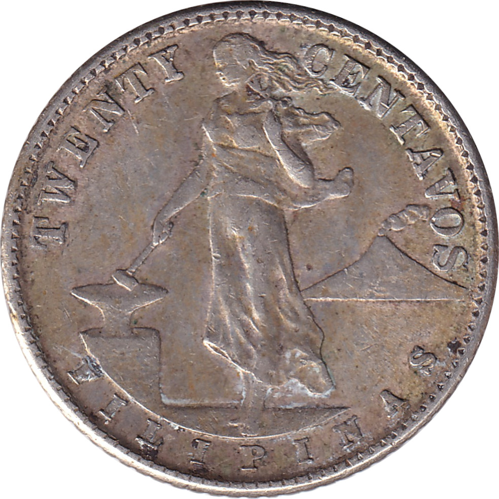 20 centavos - Emblème du Commonwealth