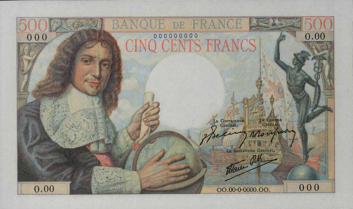 500 francs - Colbert