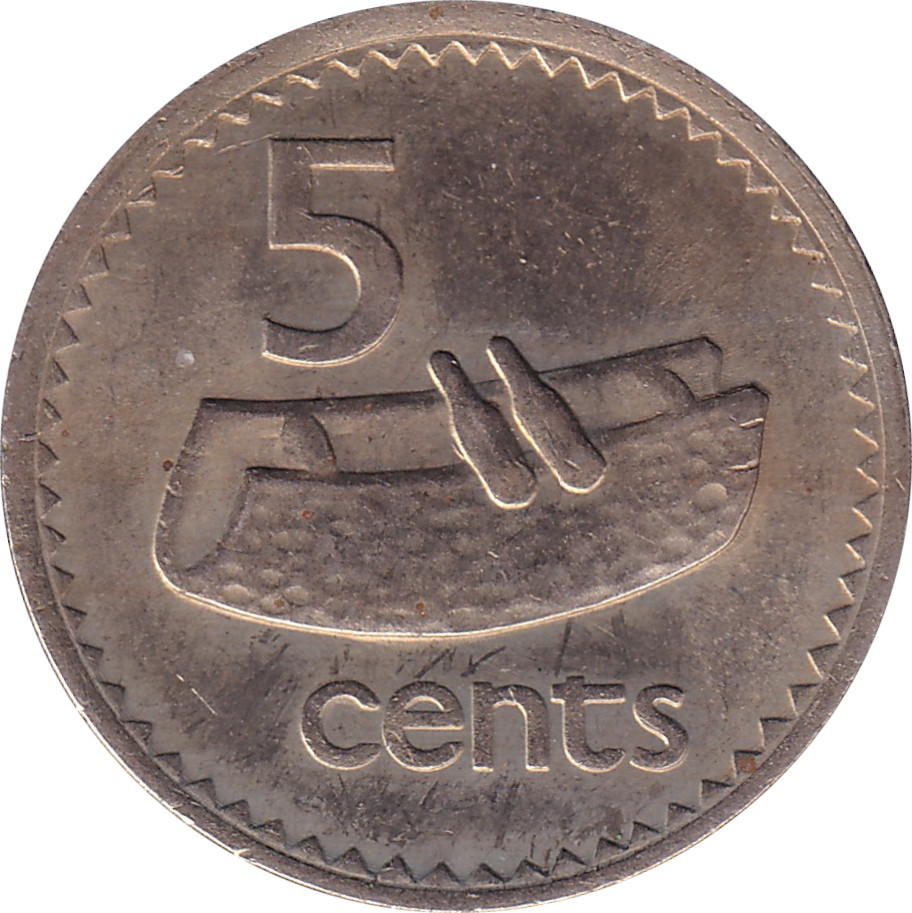 5 cents - Élizabeth II - Young bust