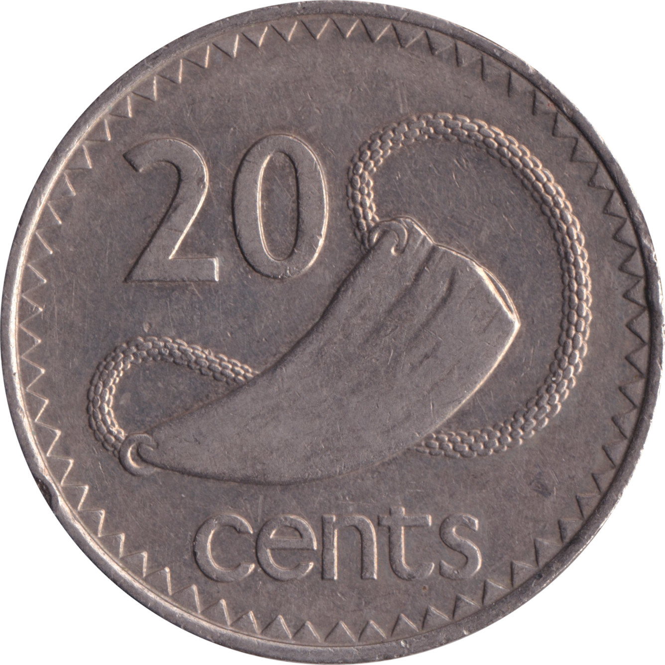 20 cents - Élizabeth II - Young bust