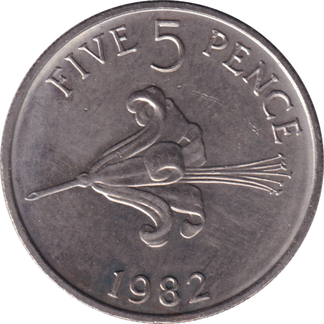 5 pence - Fleur - Five pence