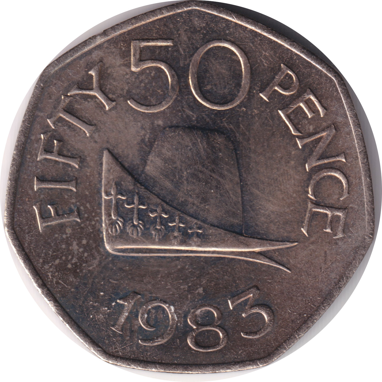 50 pence - Chapeau - Fifty pence