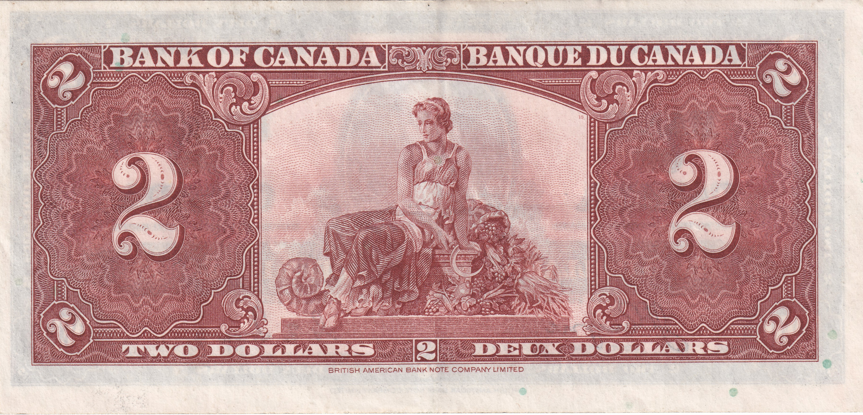 2 dollars - Série 1937 - George VI