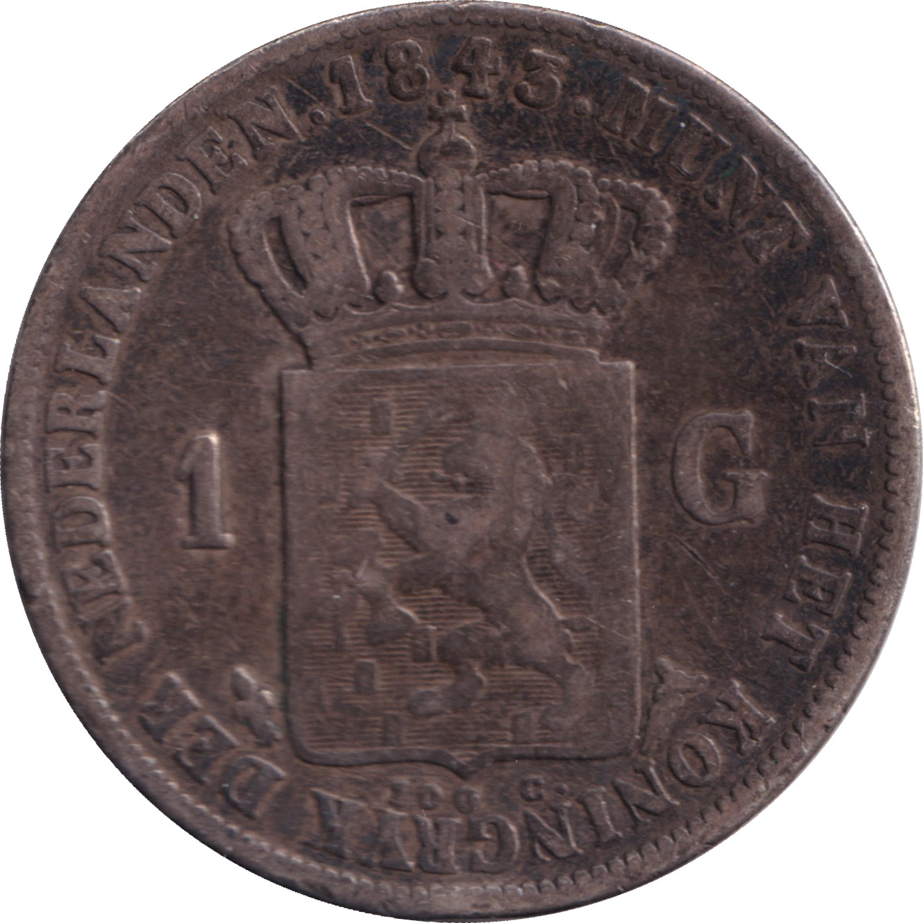 1 gulden - Guillaume II